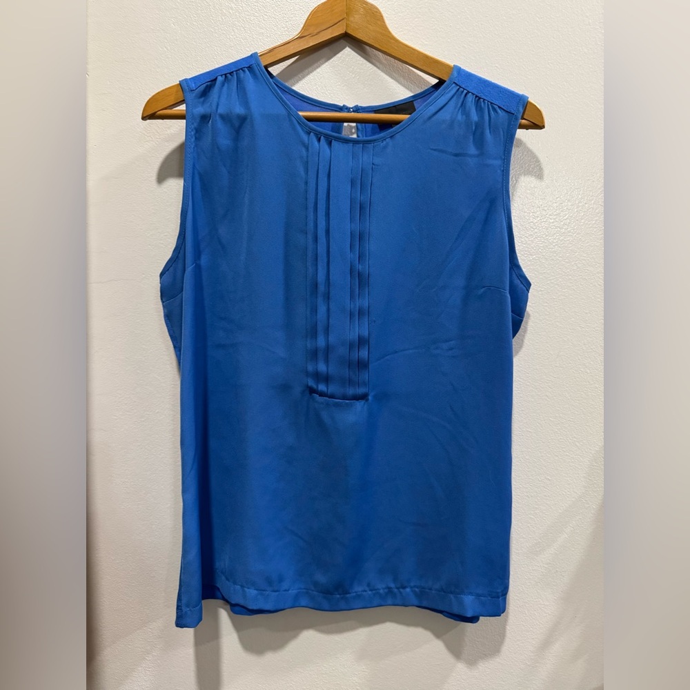 Worthington, women's blouse, sleeveless, blue, extra large. Excellent condition!